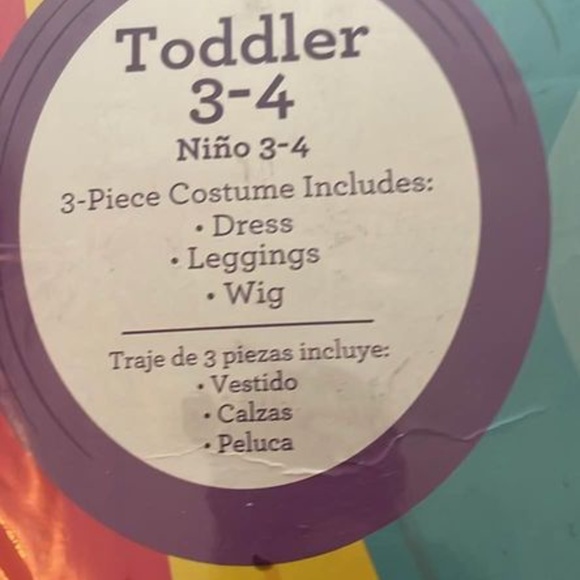 BRAND NEW girl youth nickelodeon sunny day stylist dress halloween costume w wig - Picture 4 of 5